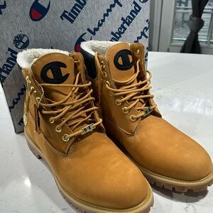 Timberland x Champion Wheat Nubucks